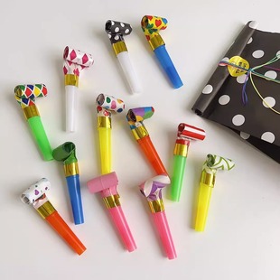 生日派对吹吹卷吹龙男孩女孩趴体助兴口哨喇叭儿童创意卡通哨子