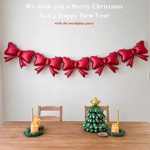 for Decor Birthday Christmas 饰 Bow Party蝴蝶结气球装 Balloon