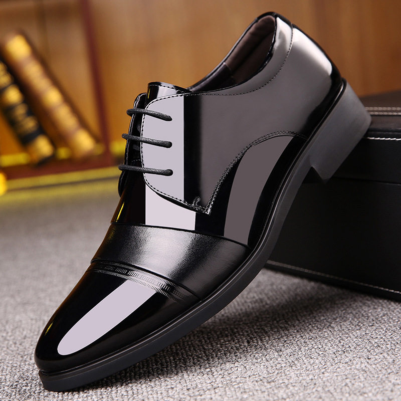 2025新款增高鞋商务休闲内增高6CM皮鞋尖头结婚鞋办公伴郎鞋亮皮,流行男鞋,单鞋,淘宝优惠券,粉丝福利购,淘宝优惠卷