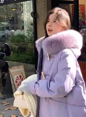 拉夏白鸭绒羽绒服年末清仓大促-SG-2-2