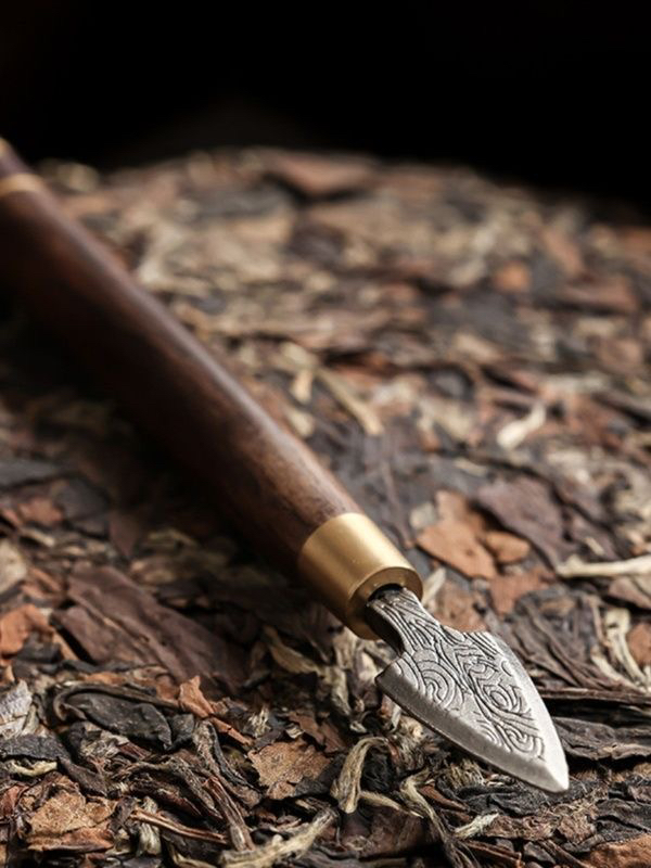 普洱茶刀茶针花梨木茶刀黑檀木茶锥茶具配件专用茶道茶刀撬茶器