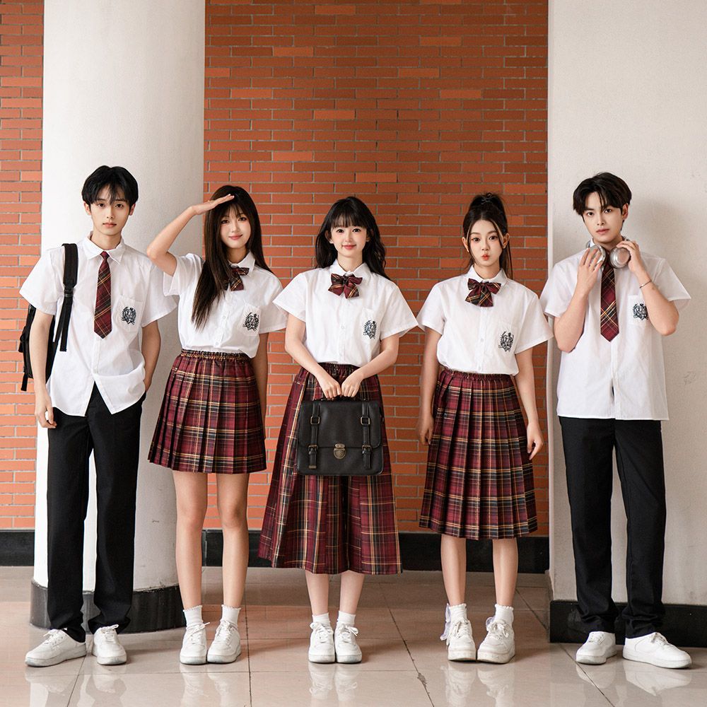 英伦学院风校服套装高初