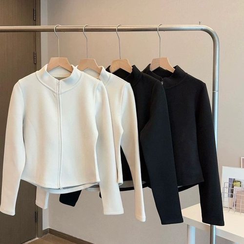 LU家订单！细腻双面科技复合绒摇粒绒石墨烯发热保暖轻便卫衣外套