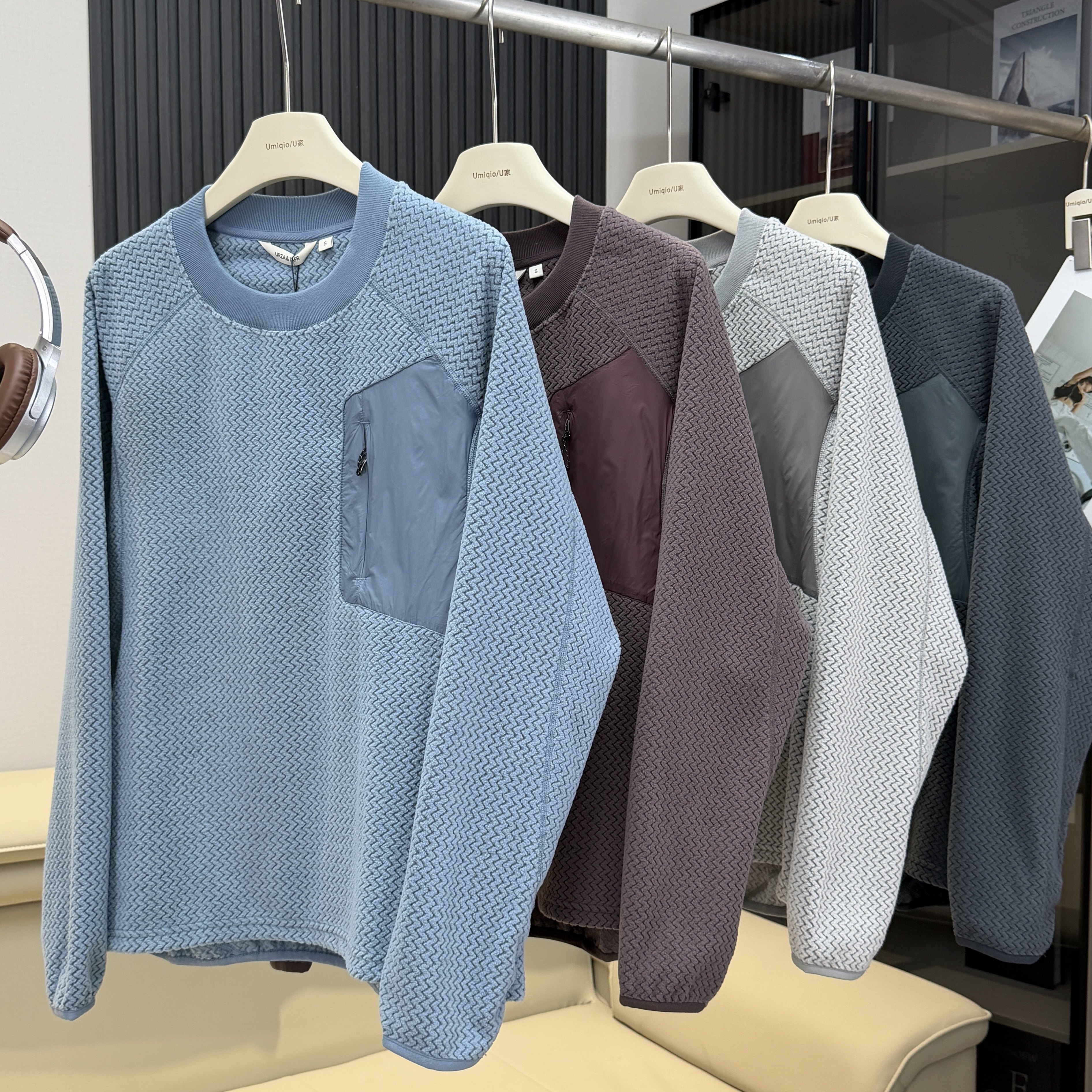 棵米ai蕉家！户外山系情侣款宽松波浪纹徒步登山抓绒衣卫衣打底衫,户外/登山/野营/旅行用品,抓绒衣,淘宝优惠券,粉丝福利购,淘宝优惠卷