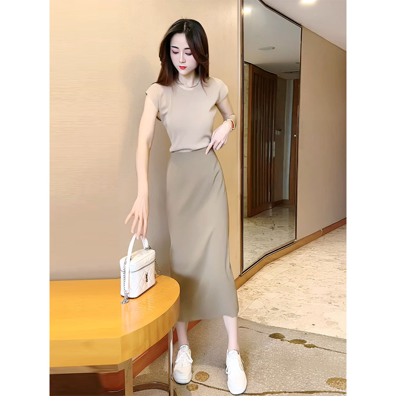 洋派炸街时尚套装女薄款