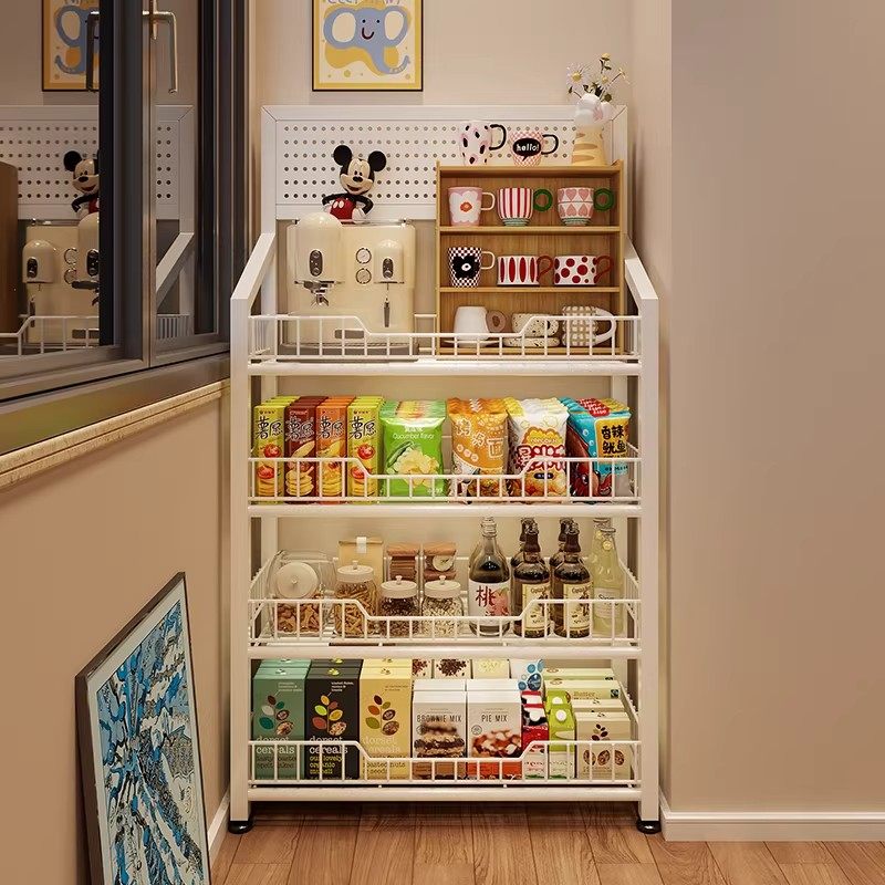 厨房置物架落地多层蔬菜收纳架家用多功能杂物架靠墙零食储物架子,收纳整理,其他收纳,淘宝优惠券,粉丝福利购,淘宝优惠卷