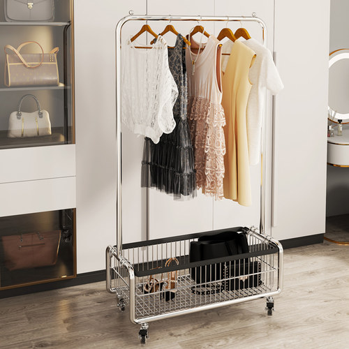 服装店展示架模特衣架直播间陈列女装货架购物车移动挂衣架落地