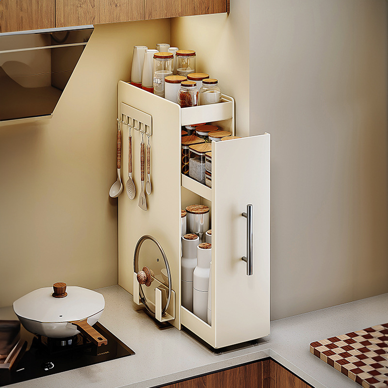 厨房置物架多功能侧面抽拉式