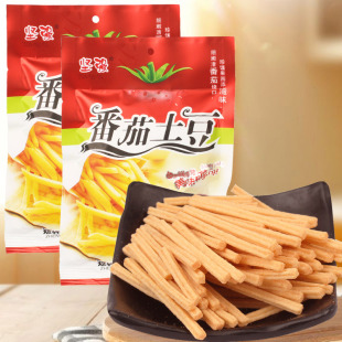 坚强番茄土豆条薯条校园休闲膨化零食8090怀旧番茄味解馋零食小吃