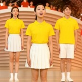 学生团体啦啦操表演服装 方阵班服大合唱拉拉队演出服 运动会开幕式