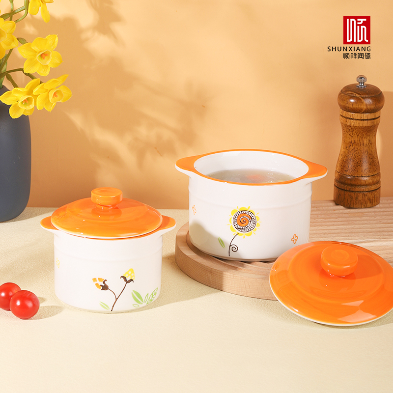 陶瓷炖盅隔水炖带盖养生家用炖汤