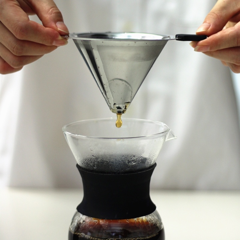 。手冲咖啡壶器具套装不锈钢过滤网玻璃分享壶家用便携滴漏式过滤|msdalam kategori pinggan mangkuk, kopi, periuk kopi - dari Buy2taobao.com untuk memberikan perkhidmatan ejen Taobao profesional membeli