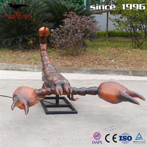 仿真电动蝎子动植物园仿真昆虫模型制作厂家可动可叫