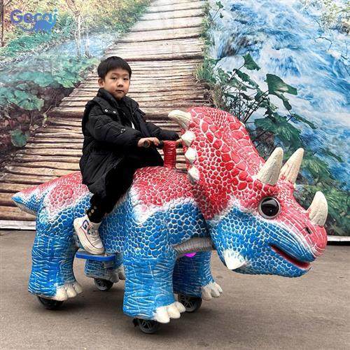 游乐场公园景区商场广场摆摊成人可坐儿童恐龙电瓶车厂家直销