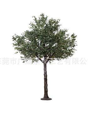 仿真橄榄树外贸人造塑胶杆橄榄树室内装饰树仿真小橄榄树盆栽