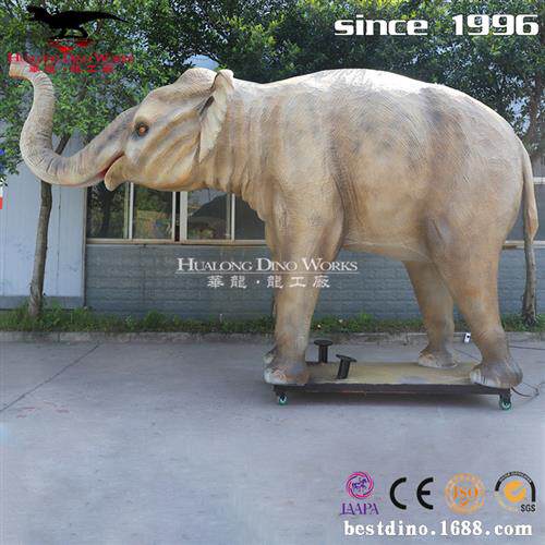 仿真大象亚洲象动物园机械电动模型可动可叫可喷水按需制作
