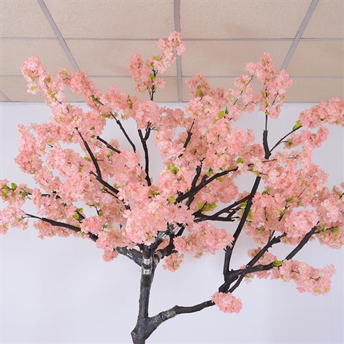 樱花树桃花许愿树可订做春节商城超市橱窗设计装饰花树