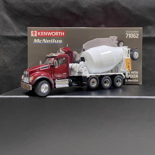 1:50 T880S肯活斯混凝士搅拌运输车合金模型合金滚筒可转71062