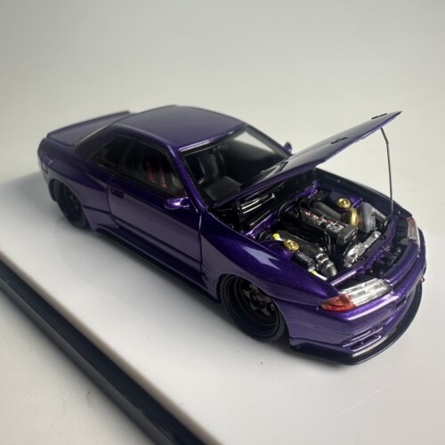 1:64日产GARAGE ACTIBE R32合金汽车模型 精品收藏