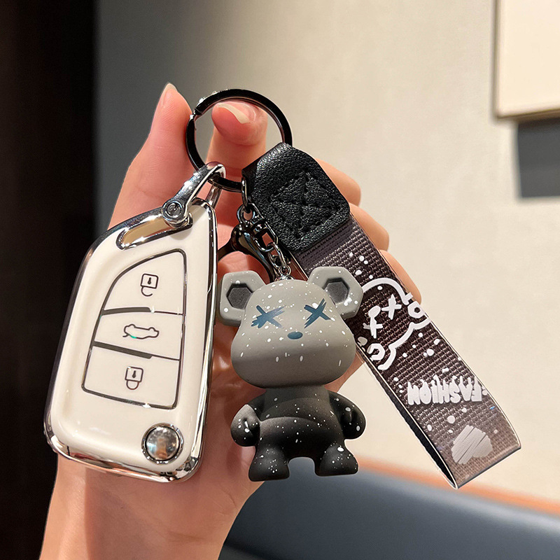 适用VVDI后配KD车专用高档改装刀锋折叠钥匙包扣壳遥控器钥匙套