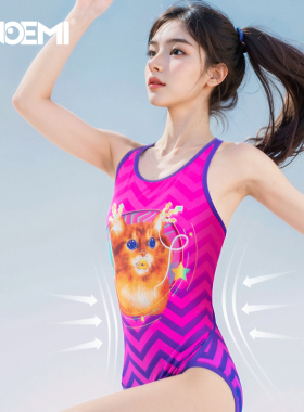 女士泳衣2025年新款高级感竞速连体泳衣性感纯欲泡温泉游泳馆专用