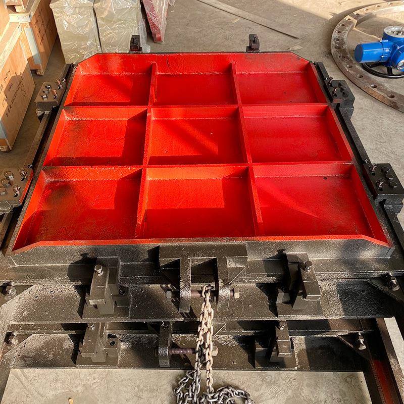 铸铁闸门铸铁镶铜双向止水拱形平面闸门手动电动一体式闸门厂家