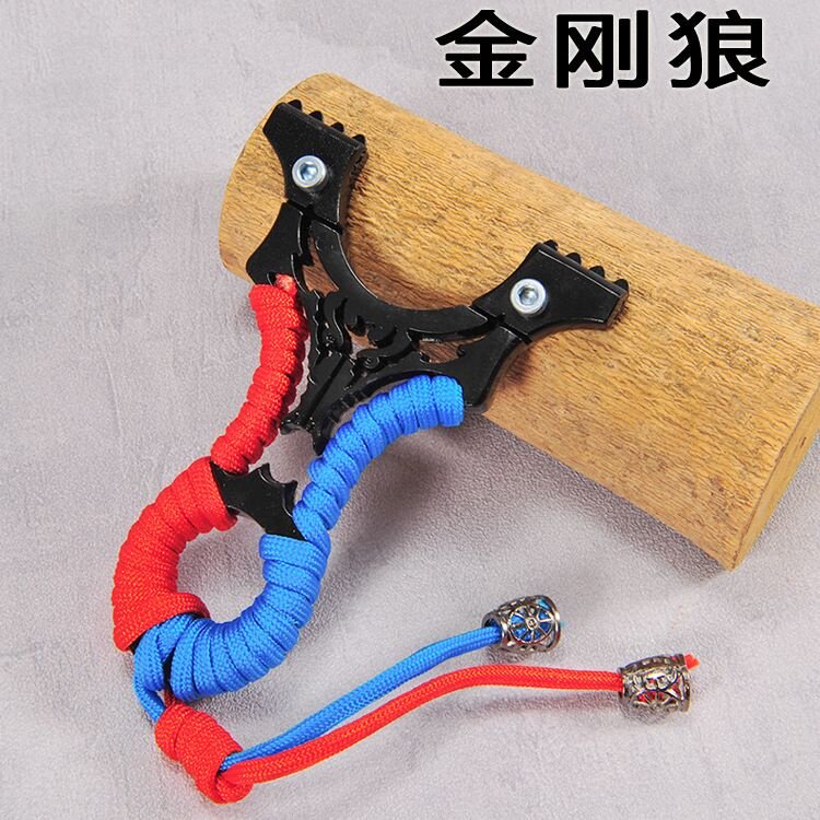 户外扁皮金刚狼弹工夹片狼弹工器光钎瞄点压片狼弹弓厂家现货批