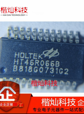 原装 正品 HT46R066B 贴片SSOP-24 增强A/D型八位OTP单片机芯片