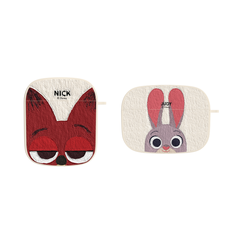 朱迪尼克适用苹果airpodspro耳机壳迪士尼情侣新款airpods1/2代可爱airpodspro3代硅胶airpo