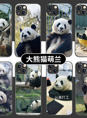 适用熊猫小米11pro手机壳可爱萌兰12x趣味13女款k50花花新款10s卡通红米k60/k40周边mix4套note12玻璃civi