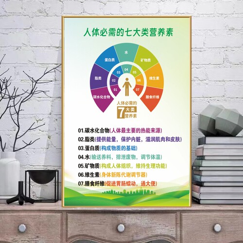 新版中国居民膳食宝塔挂图