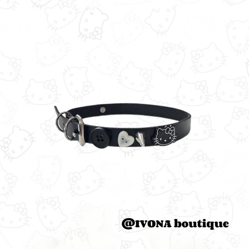 IVONA【KT chocker2.0】原创设计y2k亚文化kitty辣妹穿搭项圈颈链