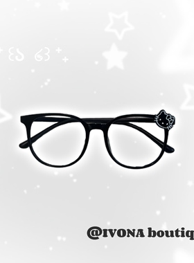 IVONA【9.9交朋友^】新客福利～原创古早风小众kitty猫眼镜框
