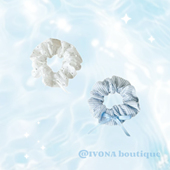 IVONA 夏日泡泡纱 一起过夏天～高级感蝴蝶结百搭大肠发圈发饰