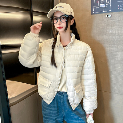 实拍羽绒棉服女冬季2025