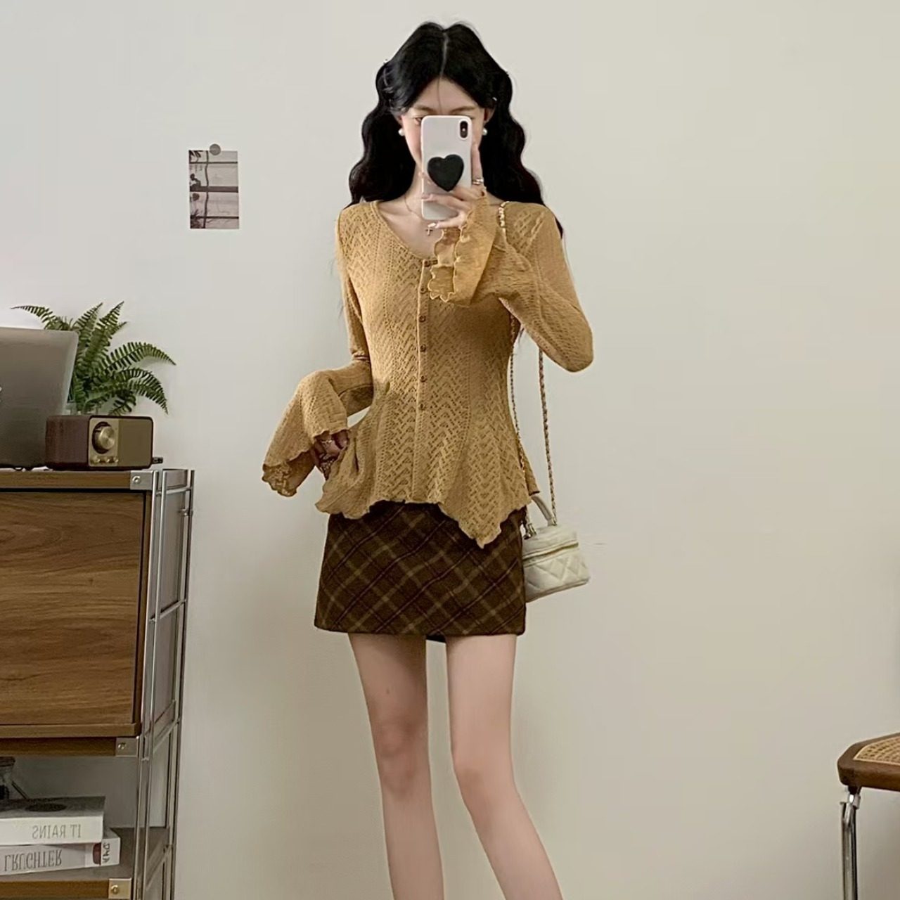 实拍～新温柔气质风高级感喇叭袖收腰显瘦小衫配飘带,女装/女士精品,大码内搭,淘宝优惠券,粉丝福利购,淘宝优惠卷