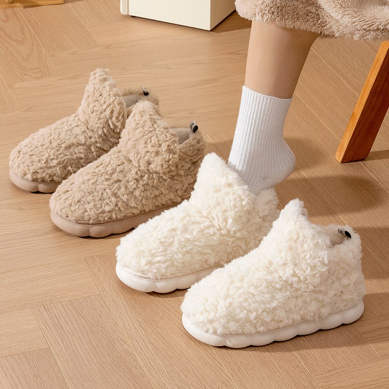 棉拖鞋女士冬f季2024新款保暖外穿厚底室内家居防滑月子鞋棉鞋包