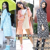 个性 薄款 外套长款 防水风衣款 连体雨披徒步可 成人雨衣女韩国m时尚