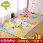 星期八卡通宝宝爬行垫拼图家用加厚D婴儿童卧室爬爬垫拼接泡沫地