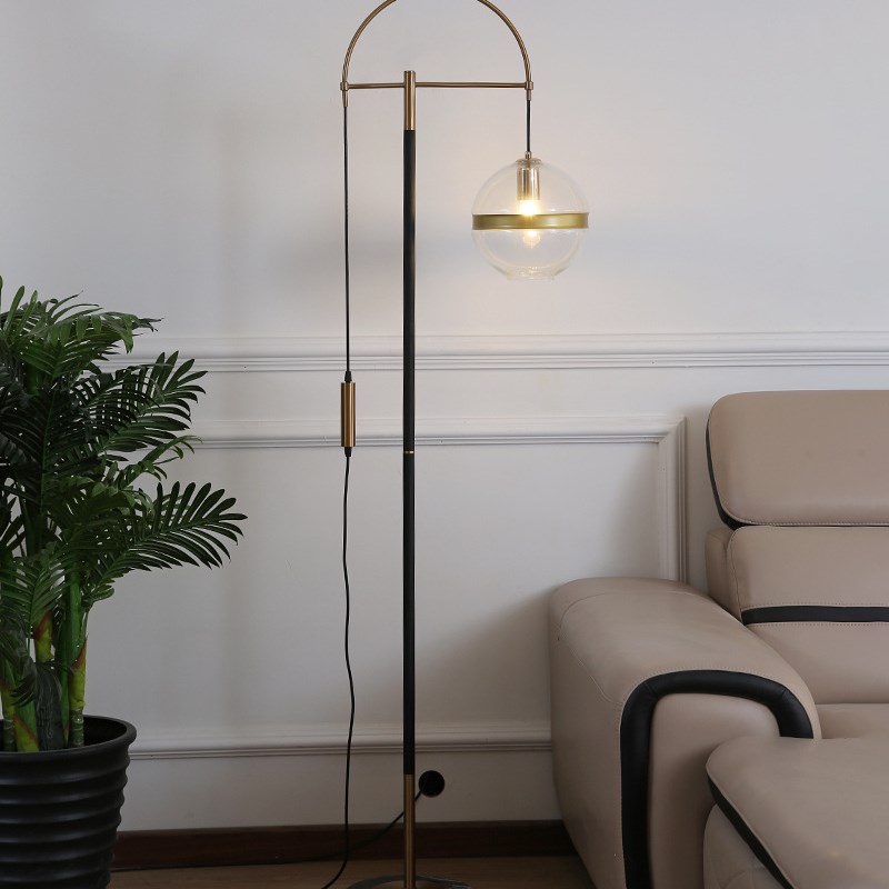 北欧落地灯后现代客厅简约大理石书钓鱼I灯沙发卧室立式床头样板