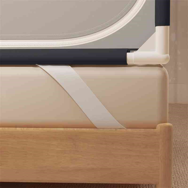 类卡通防摔坐床蚊帐螺纹碳素钢加高大方顶多功能防Z摔方顶蚊帐