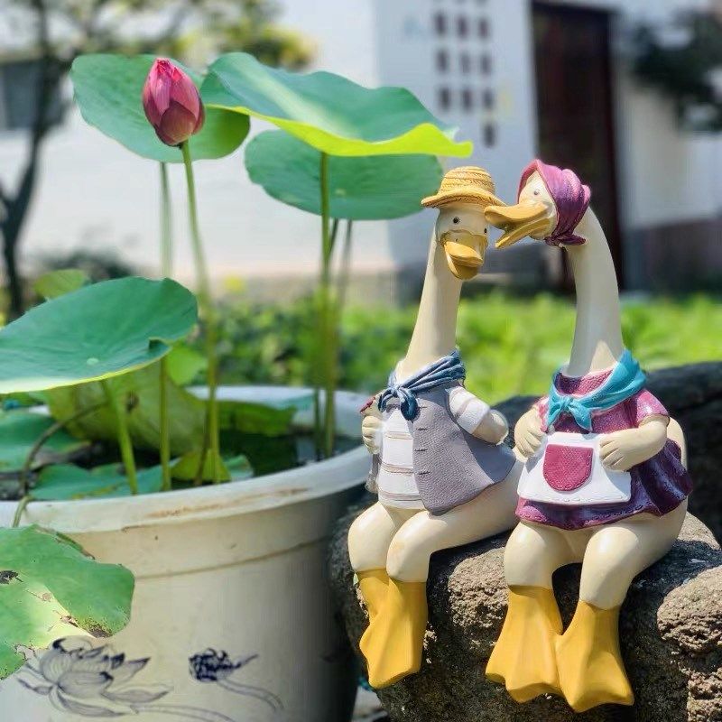 花园摆件造景庭院装饰鸭子阳台布置民宿别墅户外室外创意摆设露台,家居饰品,户外/庭院摆件,淘宝优惠券,粉丝福利购,淘宝优惠卷