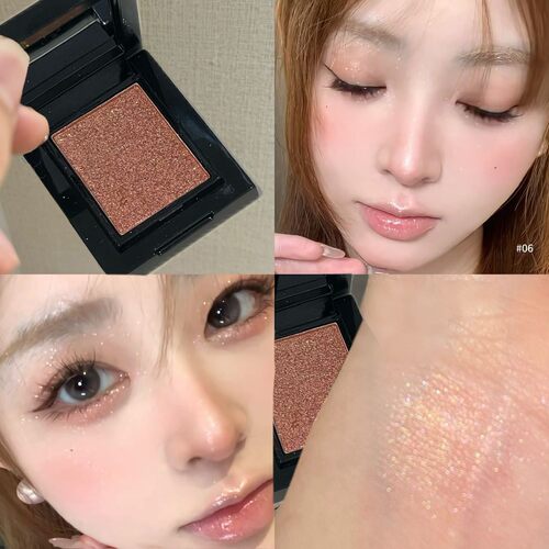 钻光单色眼影盘持妆显色高光卧蚕提亮珠光爆闪碎钻眼影HERORANGE