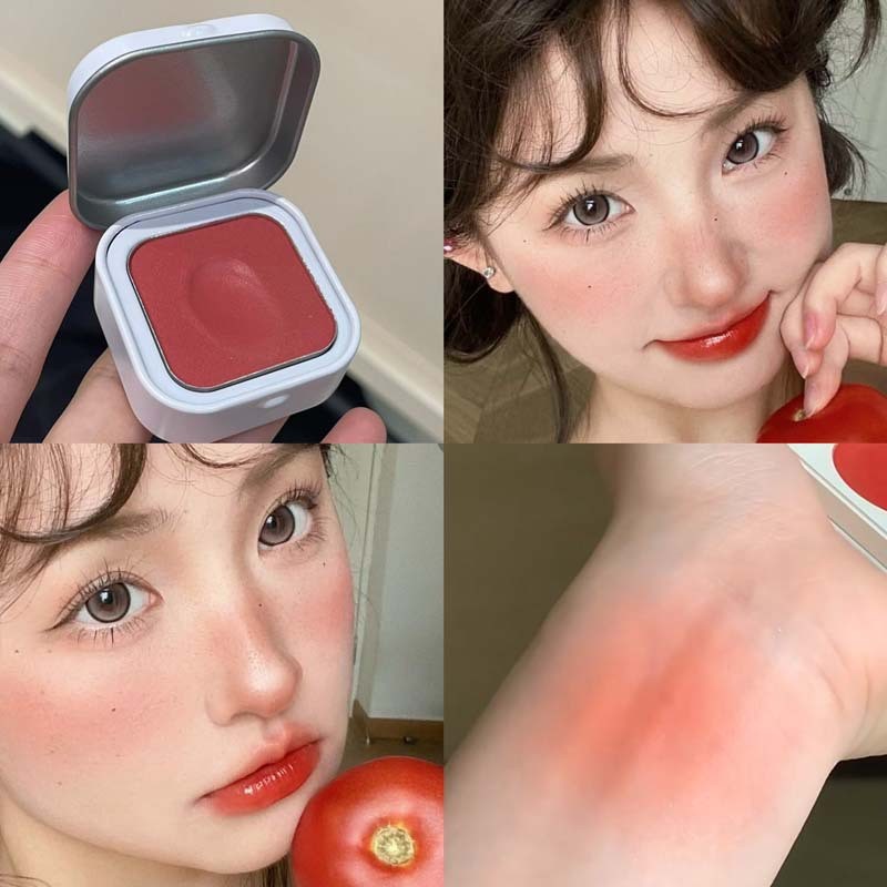 轻盈柔滑绵软腮红低饱和哑光提气色元气嫩妹单色胭脂盘HERORANGE