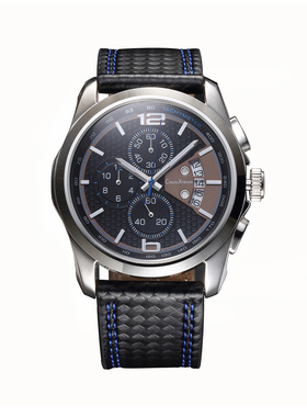 【新品会】英国Clous Krause黑表盘时尚防水石英男表9133550201