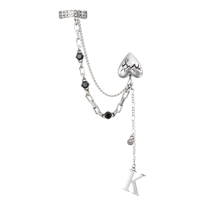 ROCKRIDE国王之星耳挂925纯银