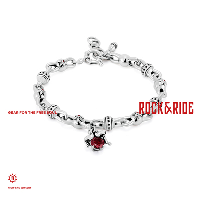 [新品]ROCKRIDE 自由出逃马戏团手链 未来乐园新款高级男女925银