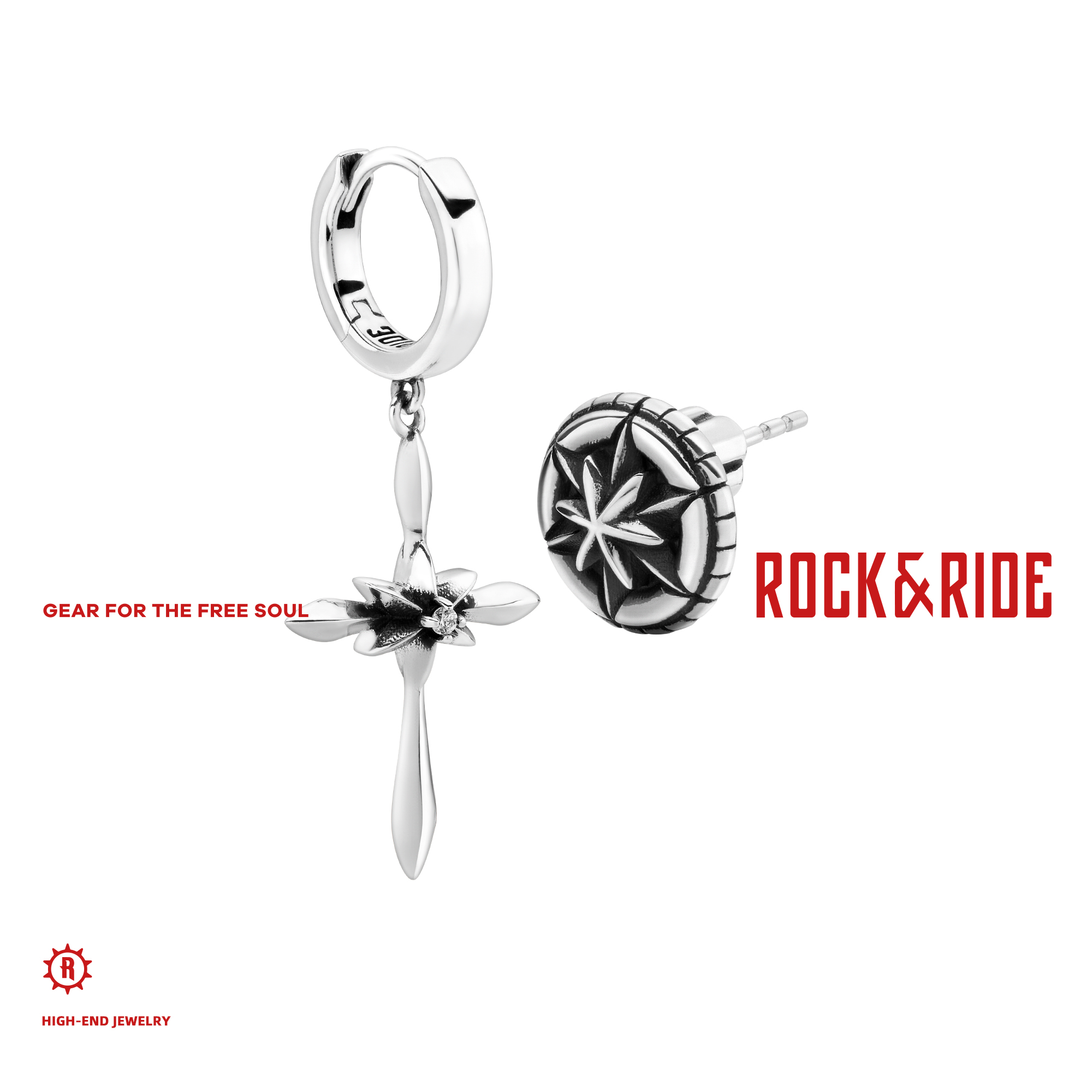 自由系列耳钉指引人生方向