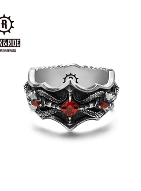 [新年礼物]ROCKRIDE 七宗罪之色欲戒指 LUST高级男925银情侣送礼