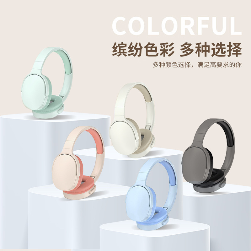 跨境爆款2961头戴式蓝牙耳机重低音超长续航无线耳机全包耳罩